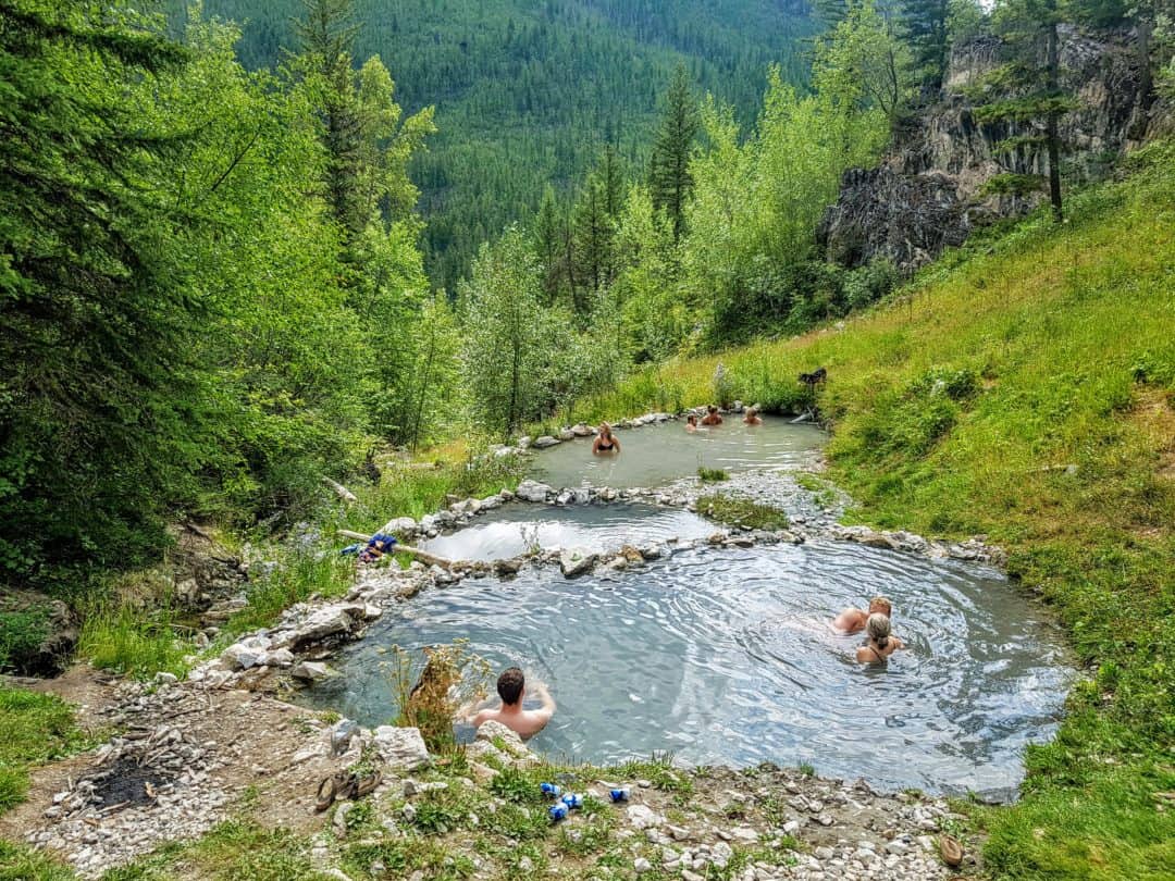 How To Get To Ram Creek Hot Springs Hiking To Natural Rock Pools