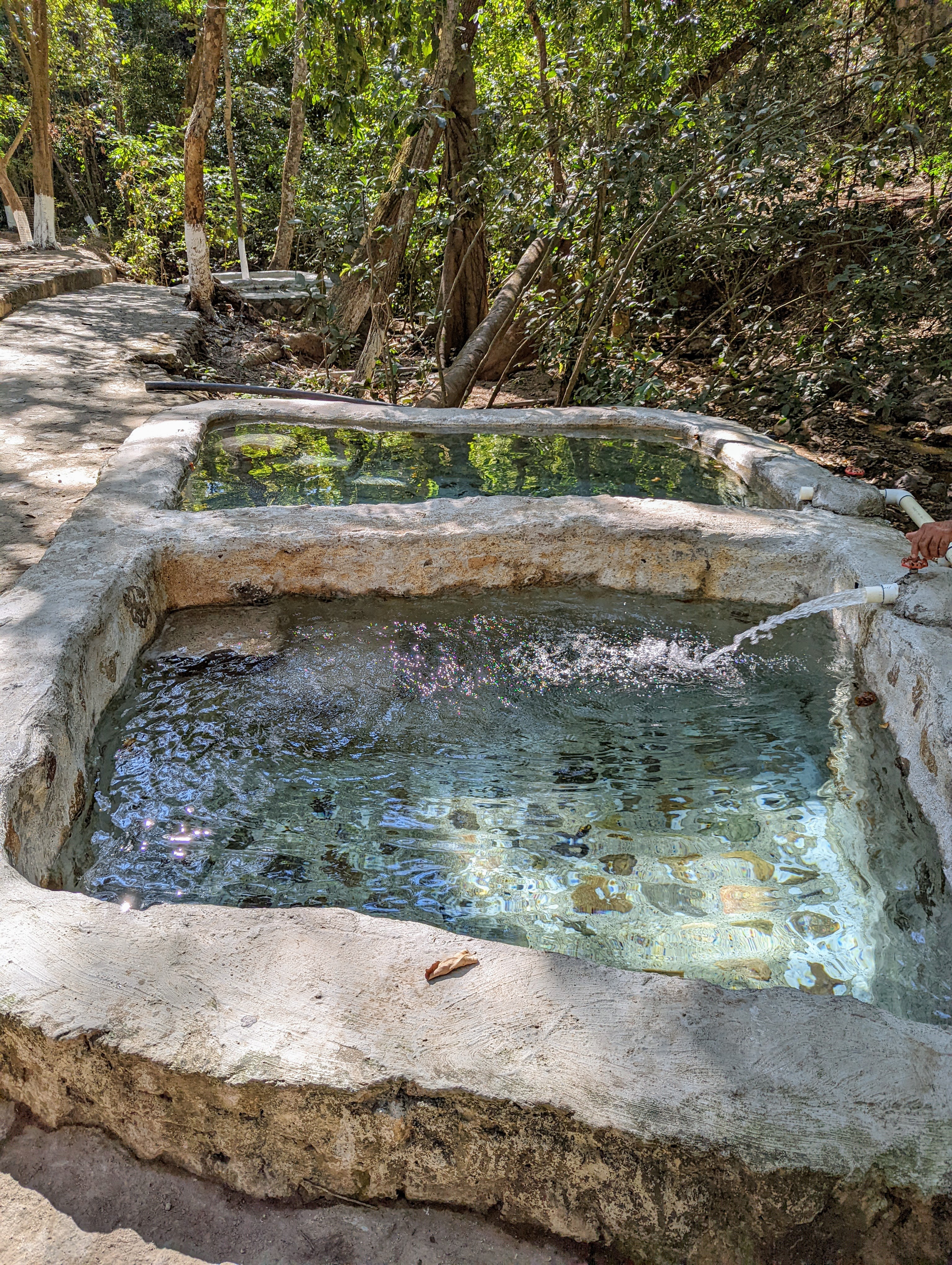 natural hot springs rock pools