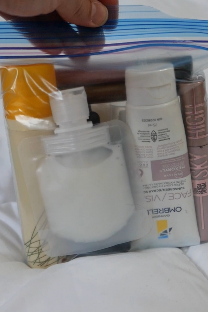 toiletries to travel with