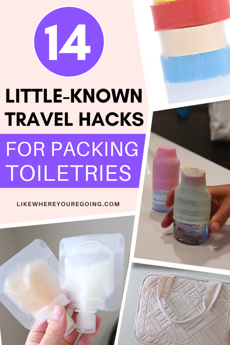 14 Brilliant Travel Hacks for Packing Toiletries
