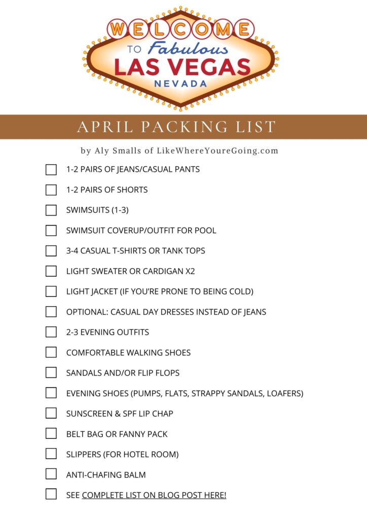 What to Wear in Las Vegas: A Complete Packing List