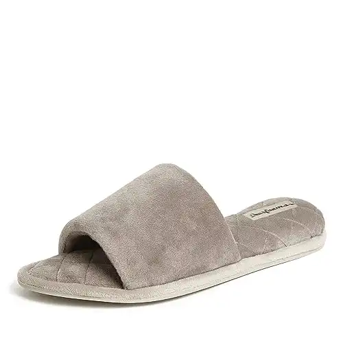 Dearfoams Women's Beatrice Velour Slide Slippers